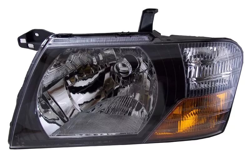 Фара MMC PAJERO 214-1159BL (20-A124-0015 L) TYC ('99-'06) /черная/