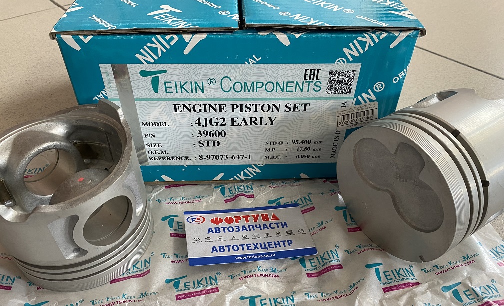 Поршня 4JG2 STD 39600 TEIKIN  /не конус без охлод./