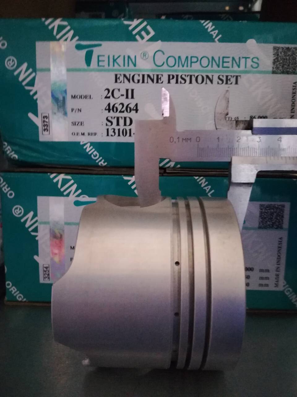 Поршня 2CT/2C-II STD 46264 TEIKIN {высокие CM30 '88-'92}