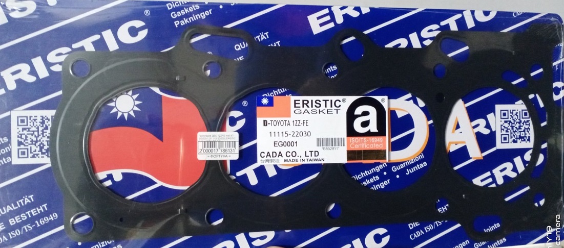 Прокладка ДВС 1ZZFE met 97- EG0001 [11115-22030] ERISTIC /only VISTA ZZV50/