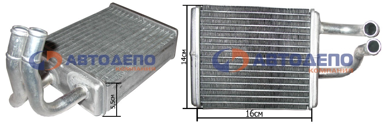 Радиатор печки HR-101 /TOYOTA DYNA,  TOYOACE,  HIACE '87-'95/ AD