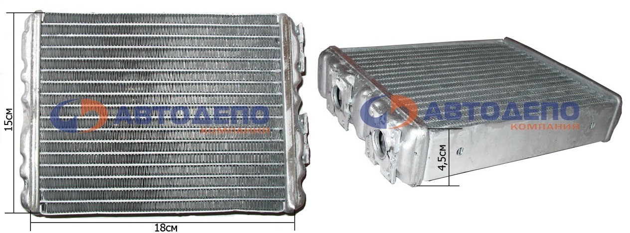 Радиатор печки HR-203 /NISSAN ATLAS F23 2-3T толстый/ ADR