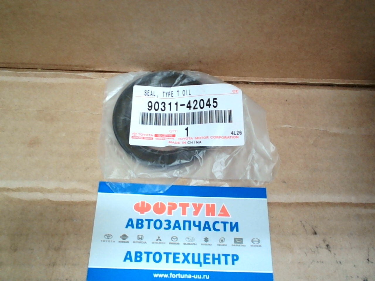 Сальник 42x60x7 TOY [90311-42045/42037] TOYOTA /коленвал 1GRFE, 2GRFE 09-/