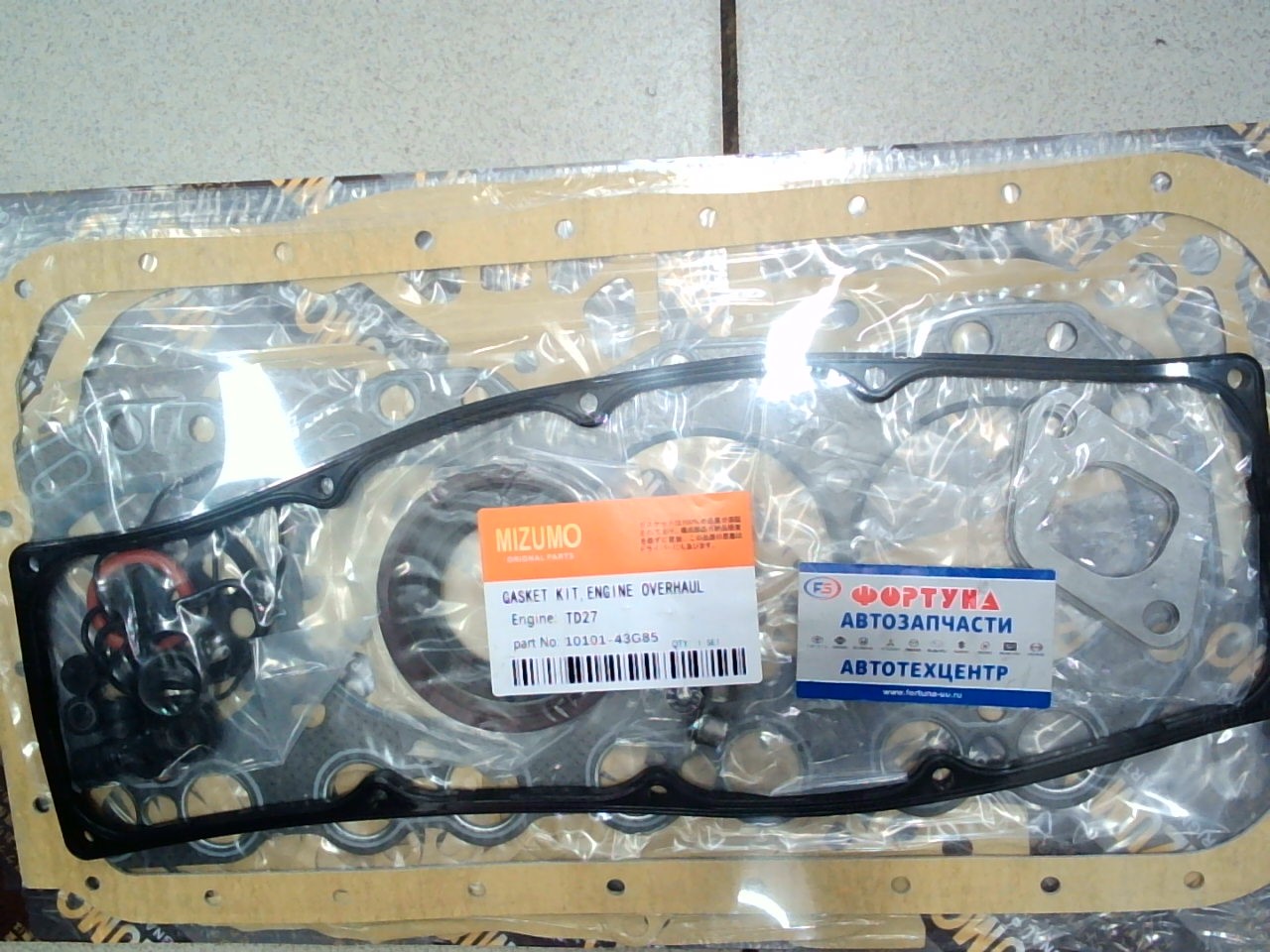 Ремкомплект ДВС TD27 паронит [10101-43G85/10101-43G27AS] MIZUMO