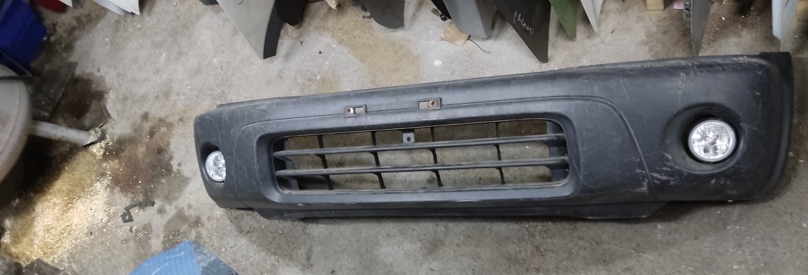 Бампер HON CRV RD1 ('99) /2мод. черный,  туманки/ [б/у]