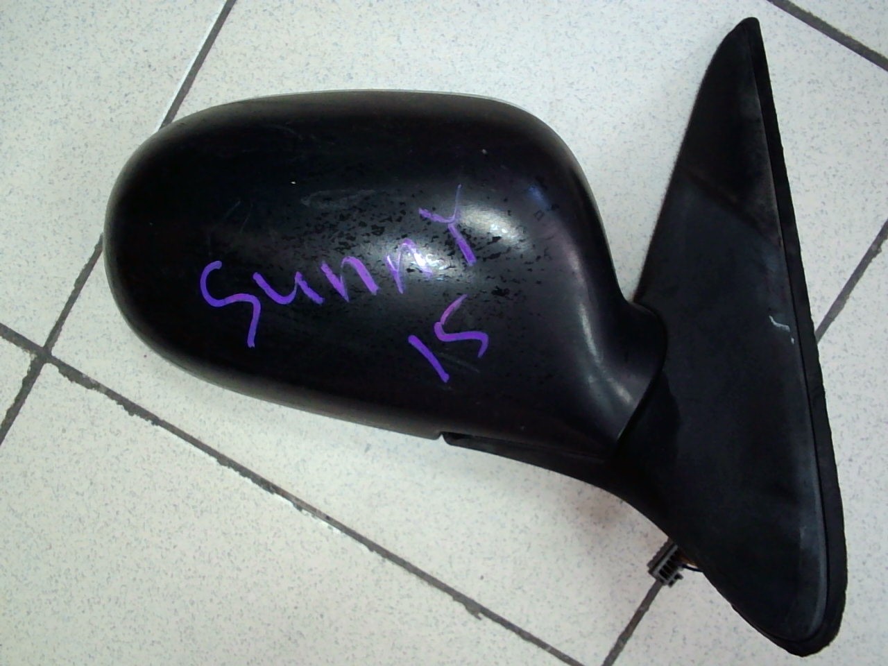 Зеркало NIS SUNNY B15 R /3пр. черное/ 8278