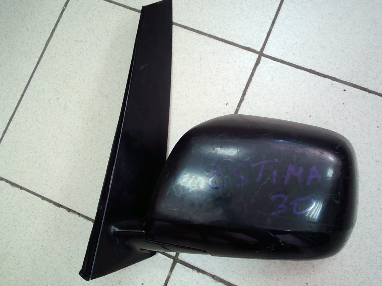 Зеркало TOY ESTIMA ACR30W L /5 пр. черное/ 6876