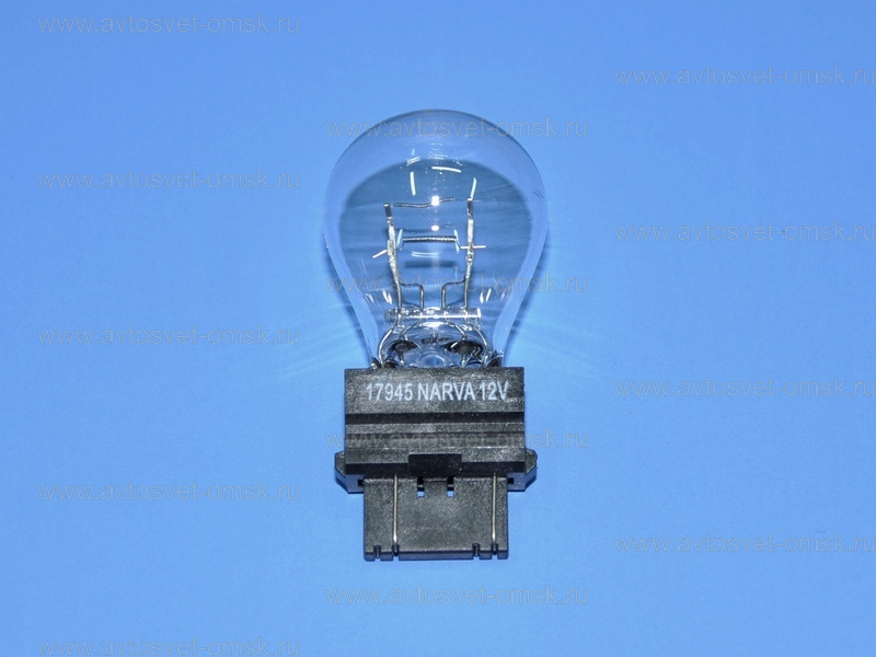 Лампочка NARVA 17945 /12-27/7 Вт. P27/7 W2.5*16d/