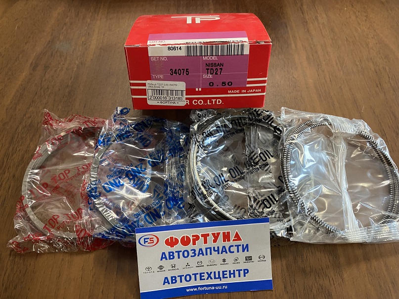 Кольца TD27 34075 0, 50 TP (96, 0/2, 5-2, 0-4, 0)