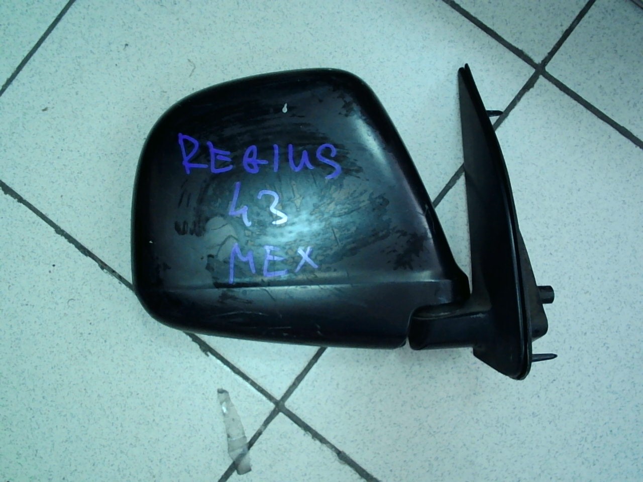 Зеркало TOY HIACE REGIUS KCH46 R /мех/черное/ 5601