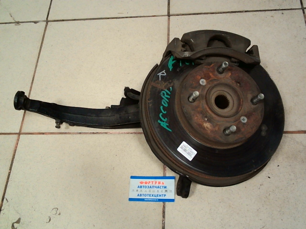 Ступица HON ACCORD CF4 F18B (+диск тормозной+суппорт) FRONT RH [б/у] не SIR