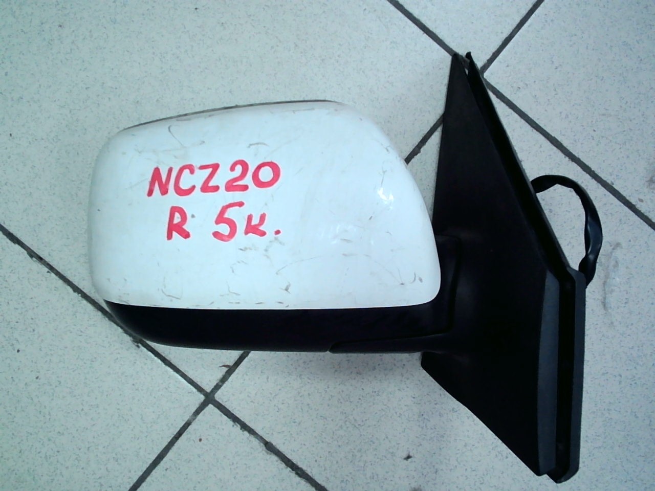 Зеркало TOY RAUM NZC20 RH /5пр. белое / 7564 [б/у]