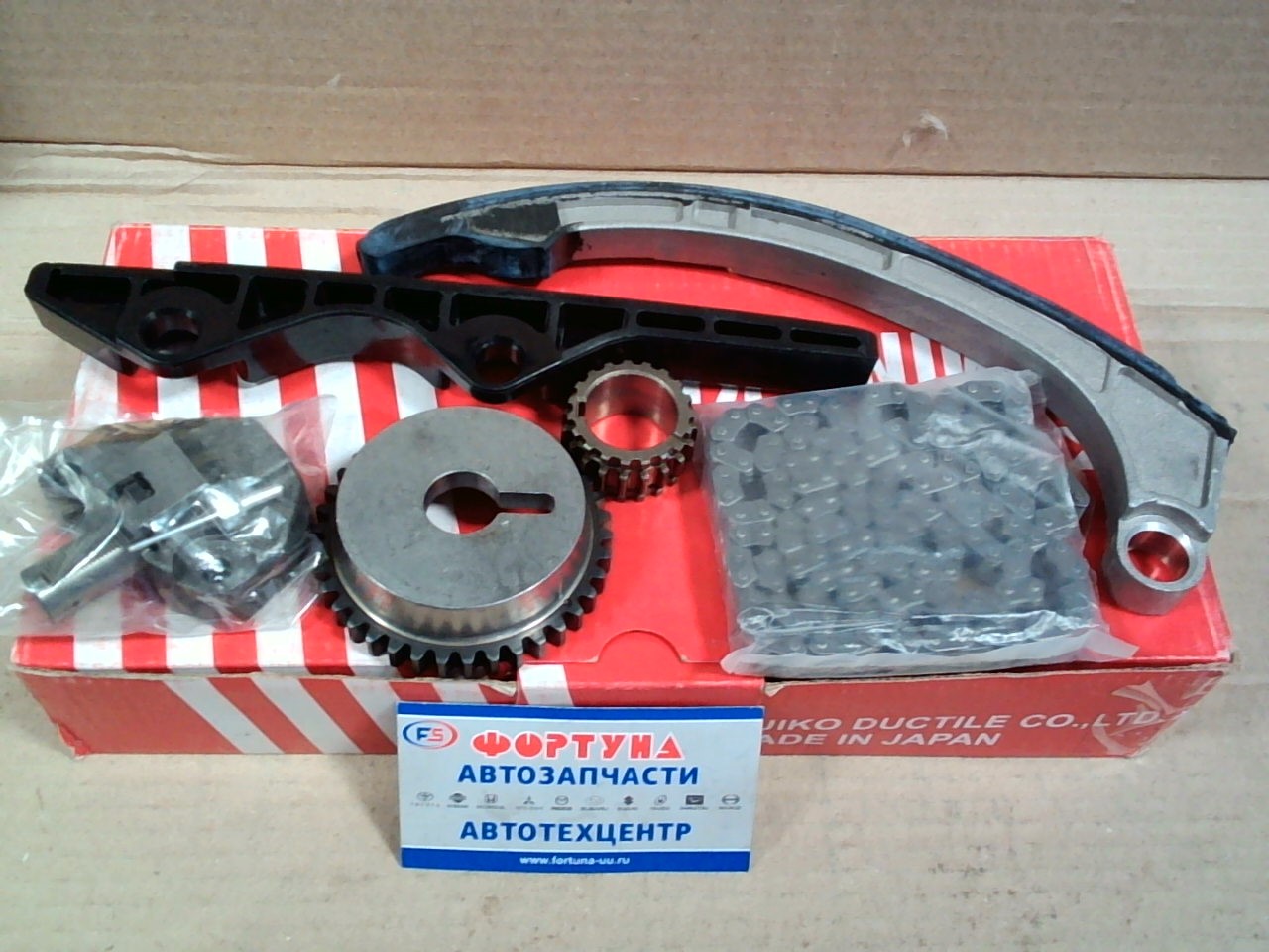 Комплект цепи ГРМ Nissan CR10DE.CR12DE, CR14DE '02-'07/KB-10/ Zuiko /6pcs/