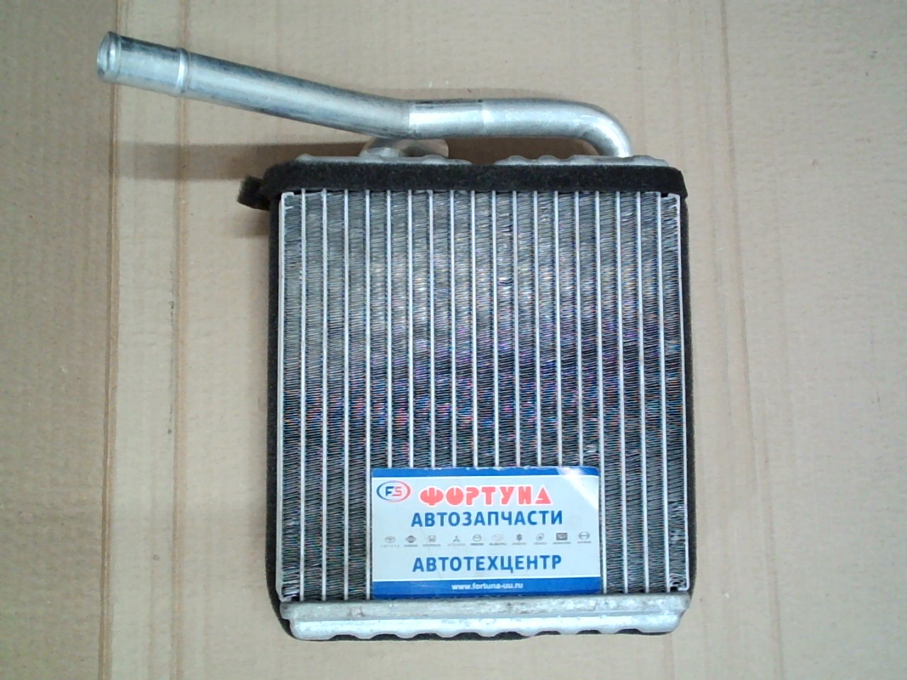 Радиатор печки HTR-612 /MMC CANTER FE#  4D33/4D34  [ME749364] (166x160x50)/ ZEVS