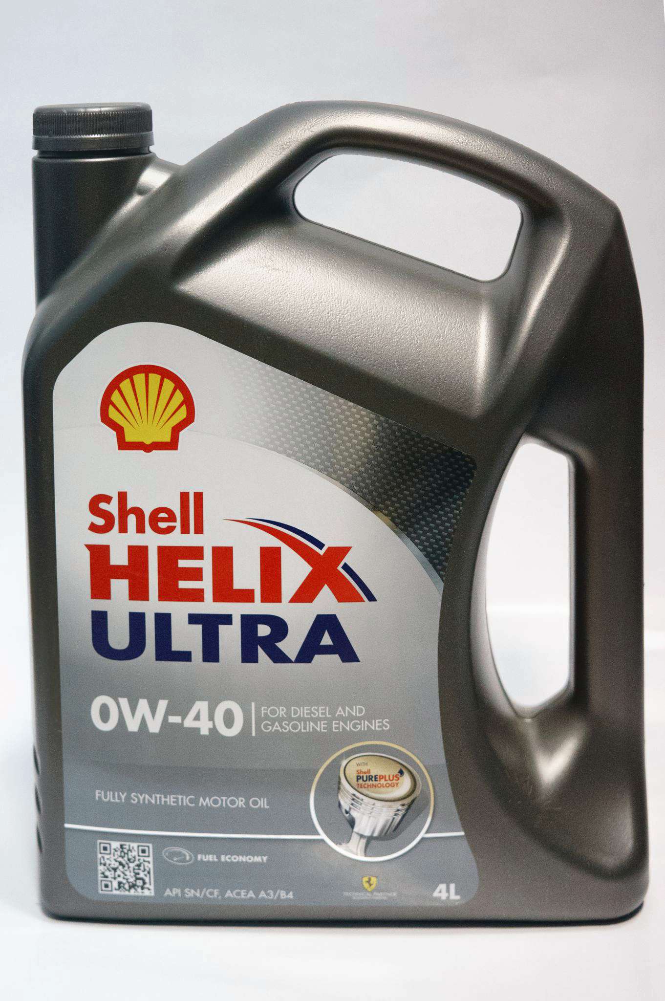 _УслугМаслShell Helix Ultra 0w-40 УЦЕНКА (SM/CF A3/B4) 4л (синтетика)