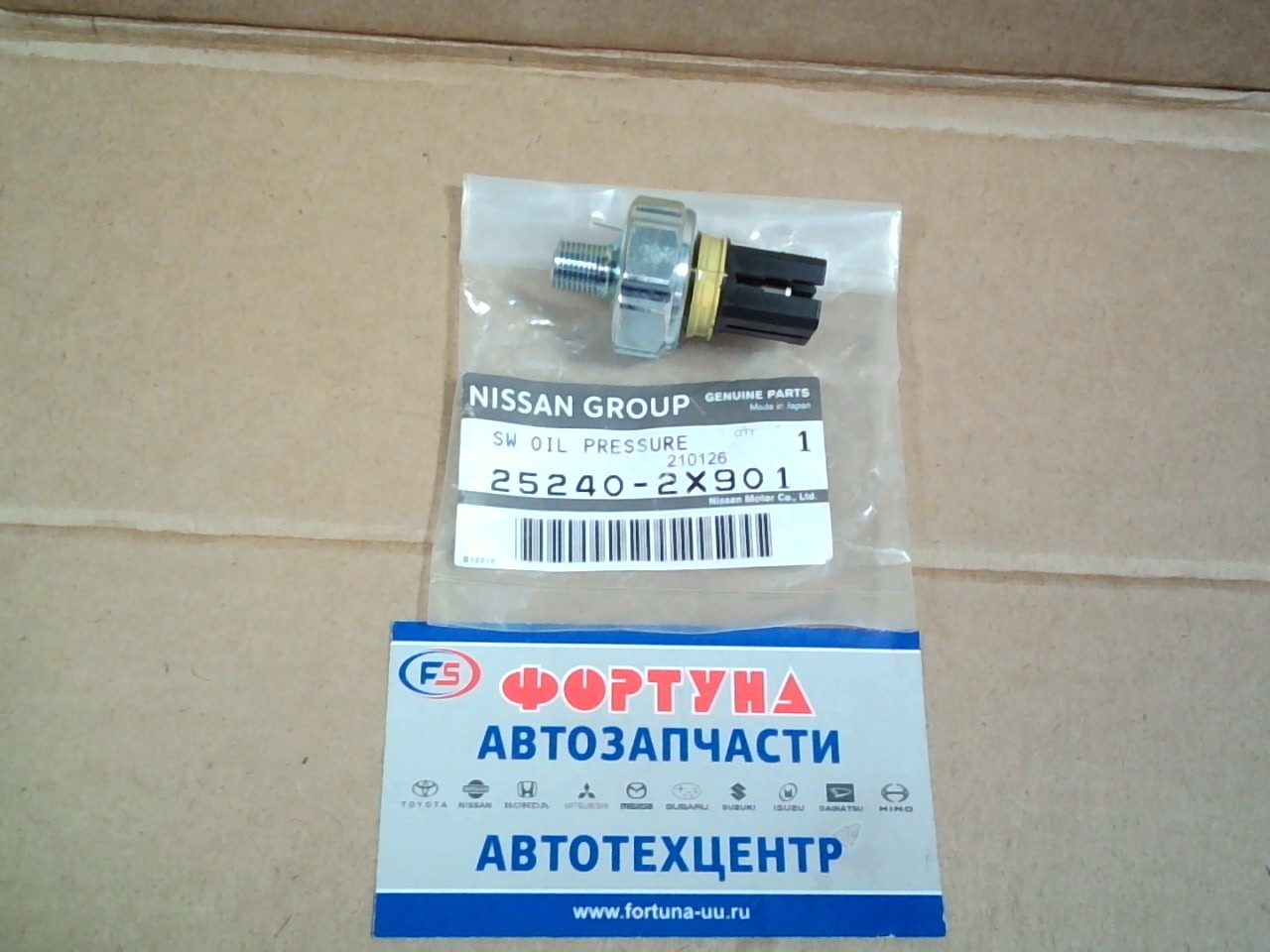 Датчик масл. 25240-2X901 NISSAN /ZD30DDTI, KA24E TERRANO, PATROL, SAFARI Y61/