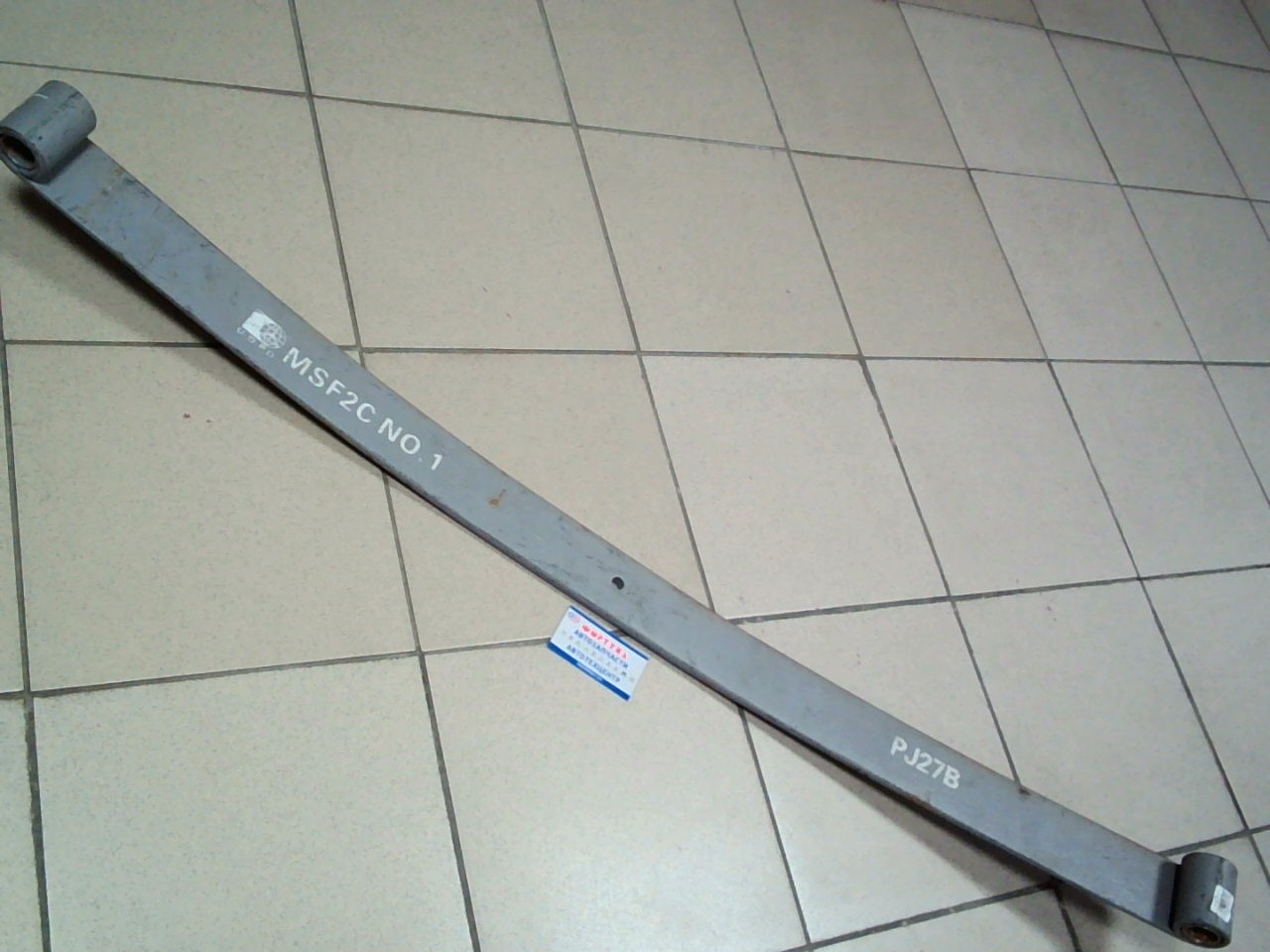 Лист рессорный MSF2C №1  CANTER  FRONT (подкоренной) /усилинный/