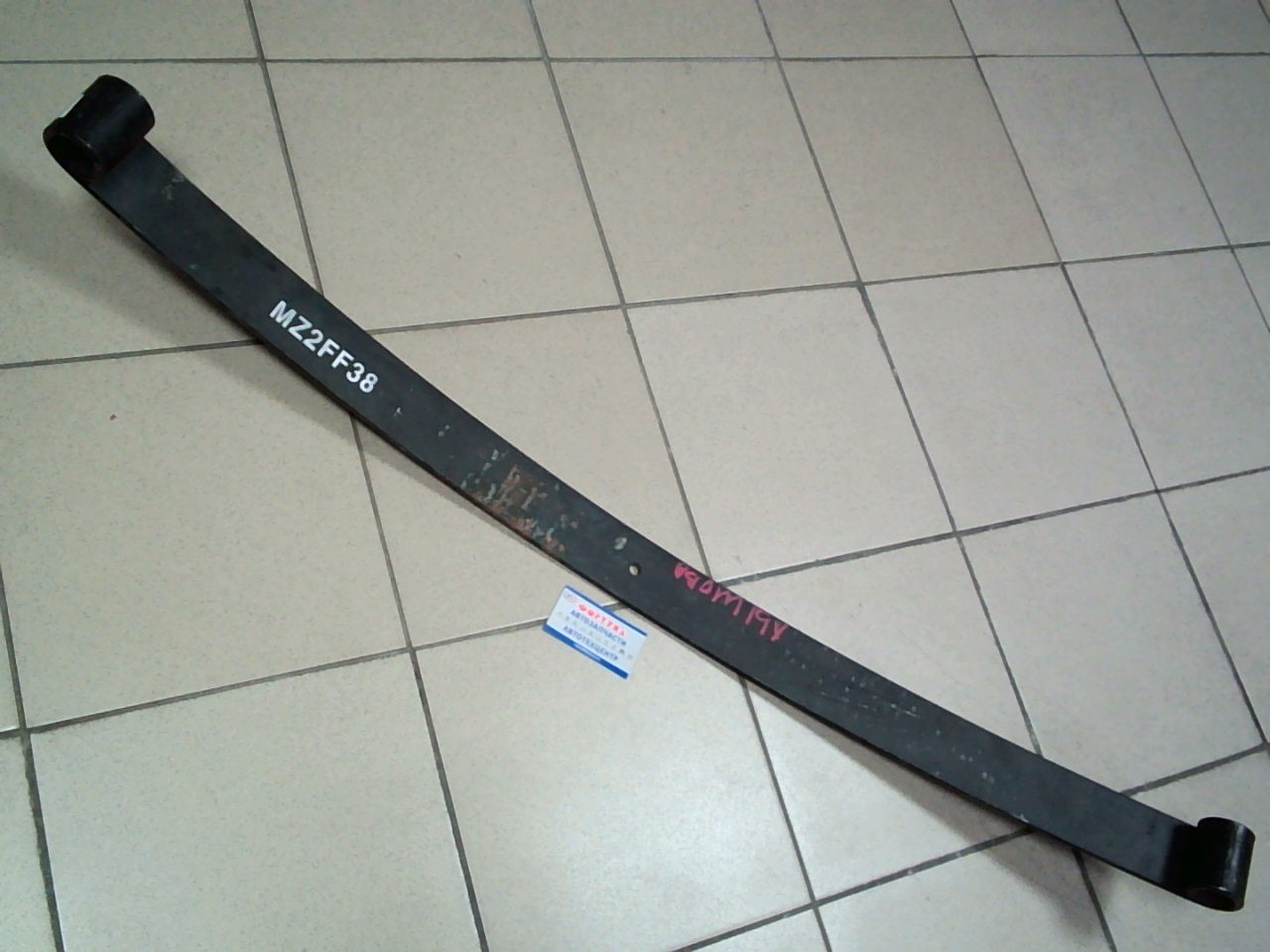 Лист рессорный ZSF015  TITAN  FRONT (коренной) Q35