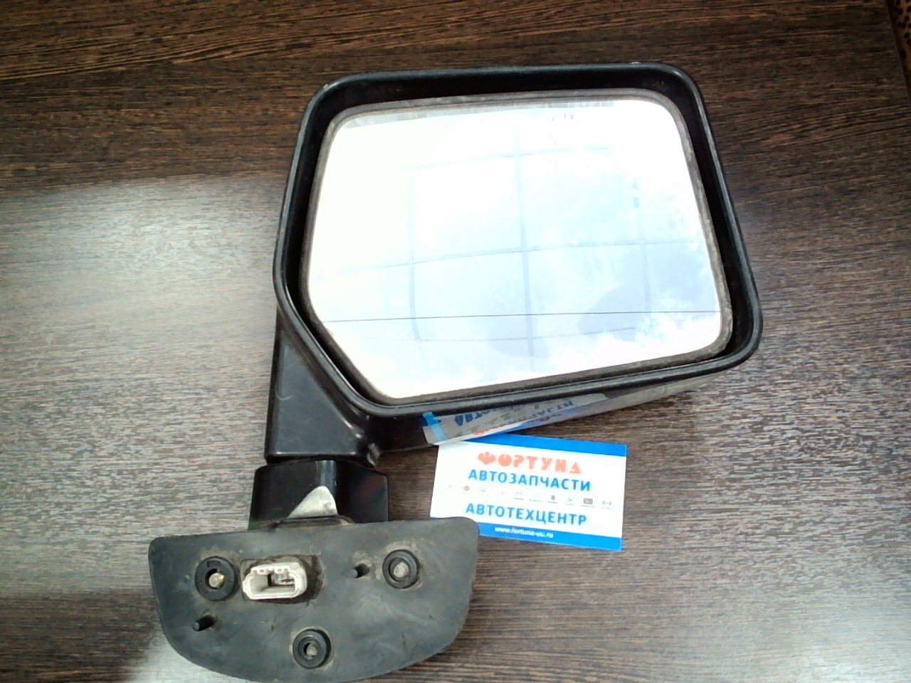 Зеркало MMC RVR N74W R /черное/ 5 провод/ 0309