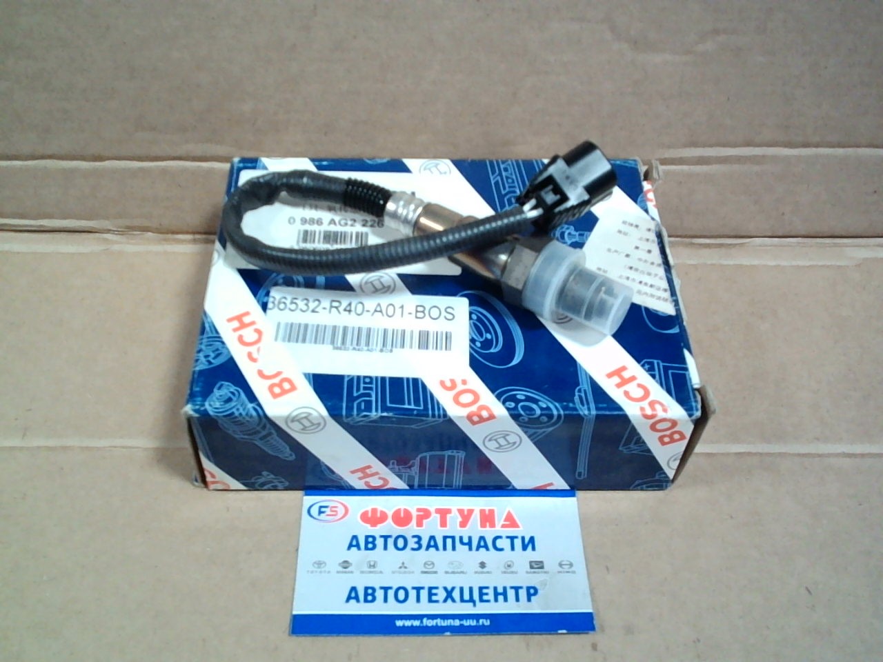 Датчик кислородный 36532-R40-A01 BOSCH /K24A, K24A - ACCORD '09-/
