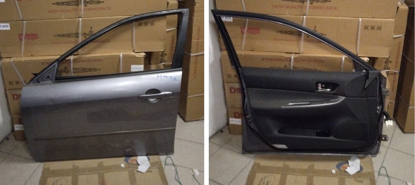 Дверь MAZ ATENZA GG3S '02- (серая) FRONT LH [б/у]