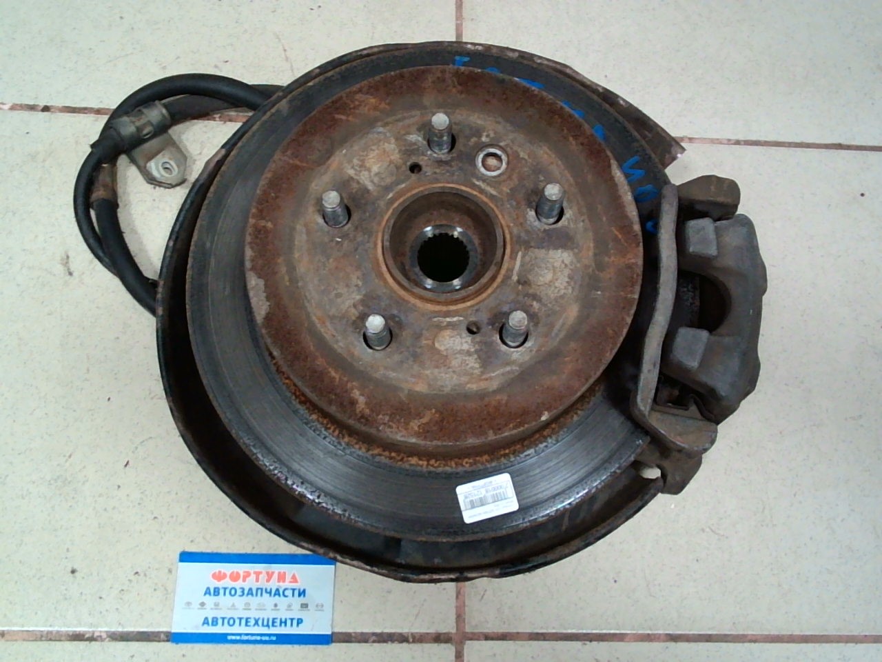 Ступица TOY ESTIMA MCR40W REAR LH [б/у] (ступица+диск+суппорт+ABS)