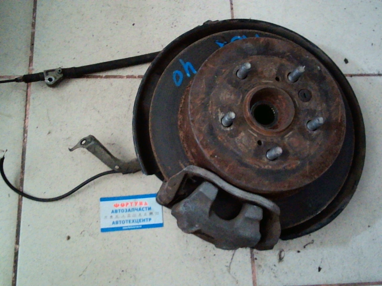 Ступица TOY ESTIMA MCR40W REAR RH [б/у] (ступица+диск+суппорт+ABS)