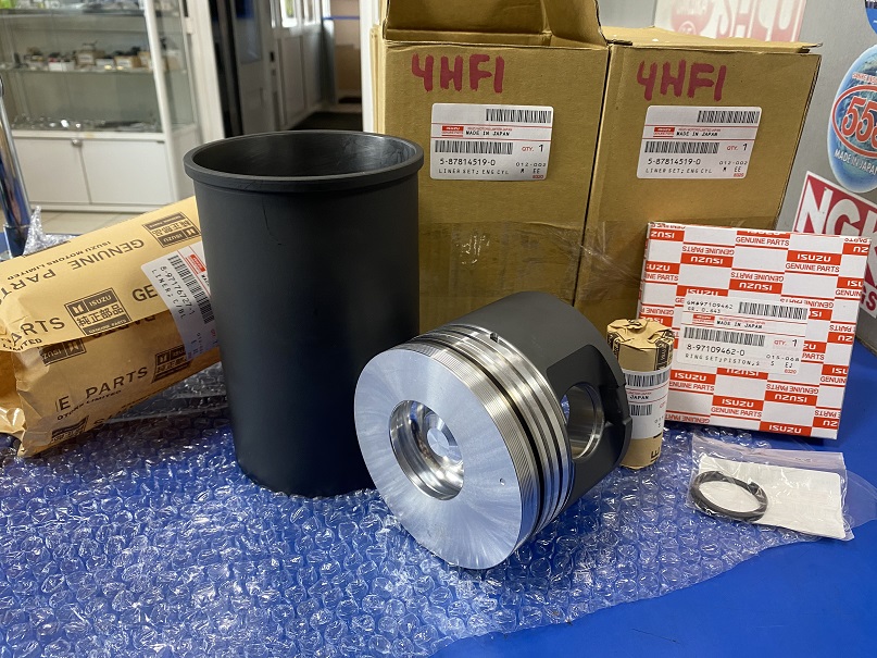 Гильзо-Поршневая группа 4HF1 ALFIN [5-87814-519-0/8-97176-657-0/5-87813-336-0]  /камера сгорания Q49,  высота=94/ КОНУС