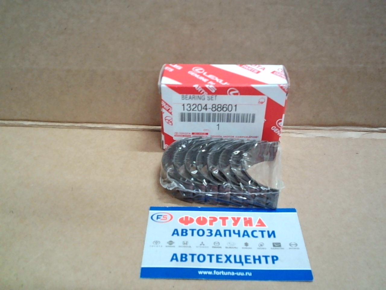 Вкладыши шатунные 2ZZ-GE '99 0, 25 (13204-88601) TOYOTA /Corolla ZZE123,  Celica ZZT231/