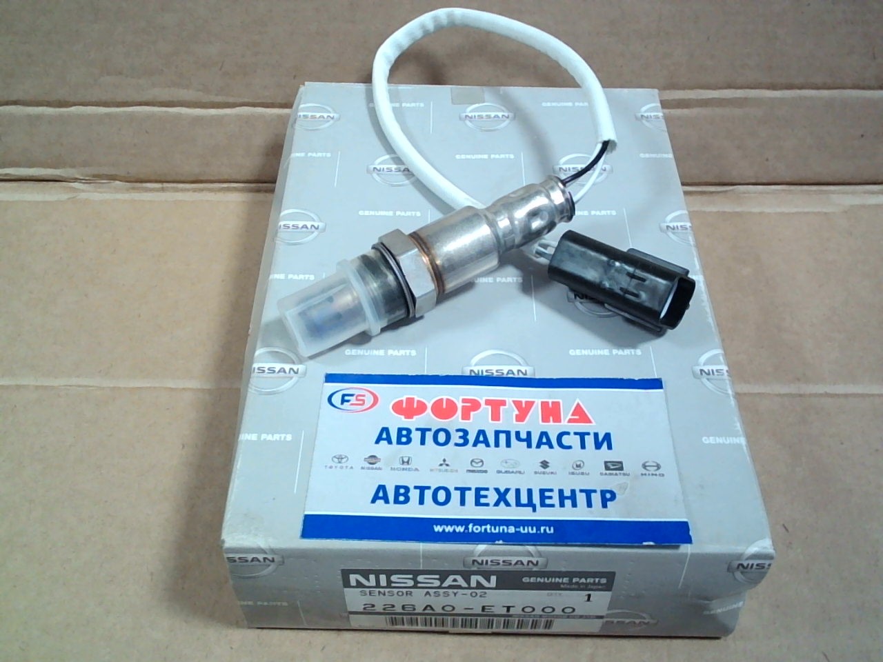 Датчик кислородный 226A0-ET000 NISSAN / HR16DE,  MR18DE,  VQ25HR,  VQ35HR,  VQ37VHR,  VK50VE,  VK56VD '05/