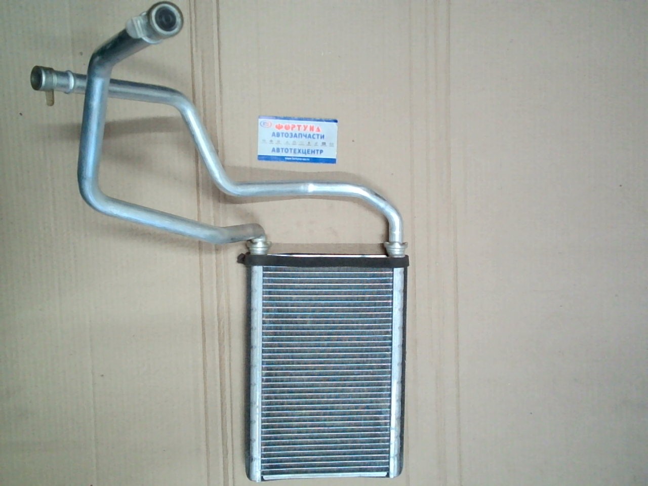Радиатор печки HR-125 /LAND CRUISER PRADO GRJ150,  RZJ,  TRJ150 / AD (трубки к радиатору крепятся хомутами)