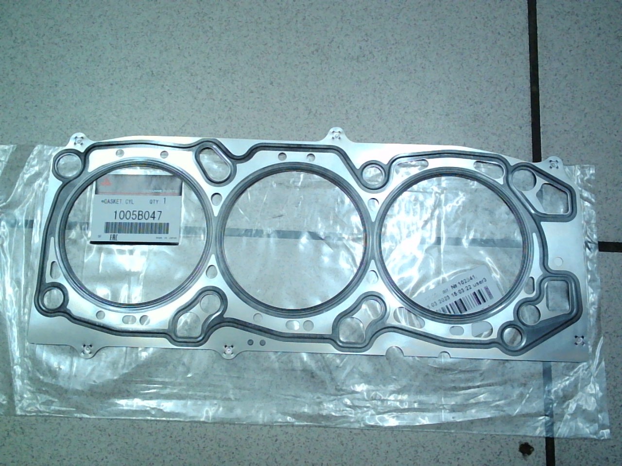 Прокладка ДВС 6G75 met LH [1005B047] MITSUBISHI