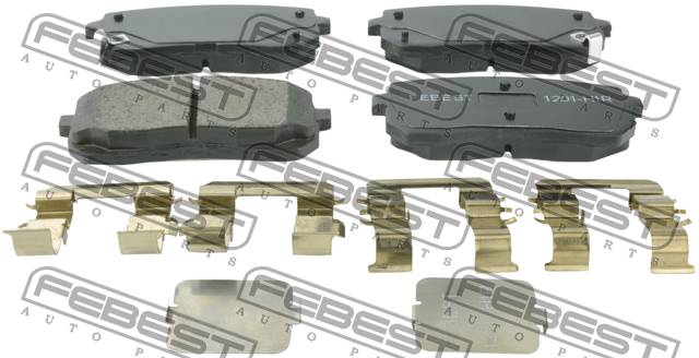 Колодки Febest 1201-H1R [58302-4HA00] 