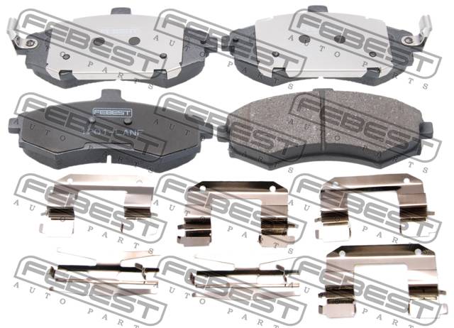 Колодки Febest 1201-LANF** [58101-2DA30] 