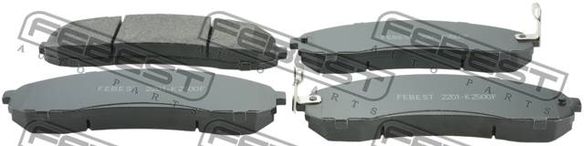 Колодки Febest 2201-K2500F [0K40D-3328Z] 