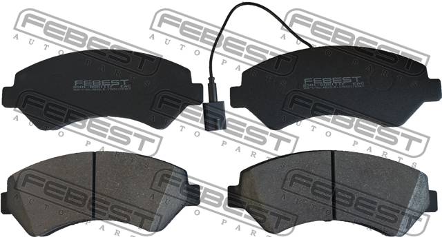 Колодки Febest 2501-BOXIIIF [77366023] 