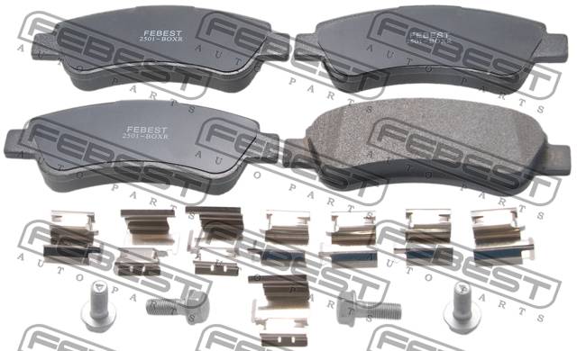 Колодки Febest 2501-BOXR [77364016] 