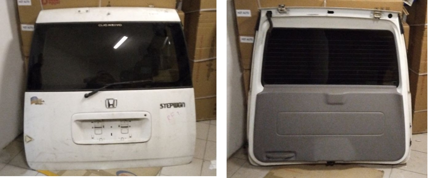 Дверь 5-я HON STEPWGN RF1 /белая/ (метла) [б/у]