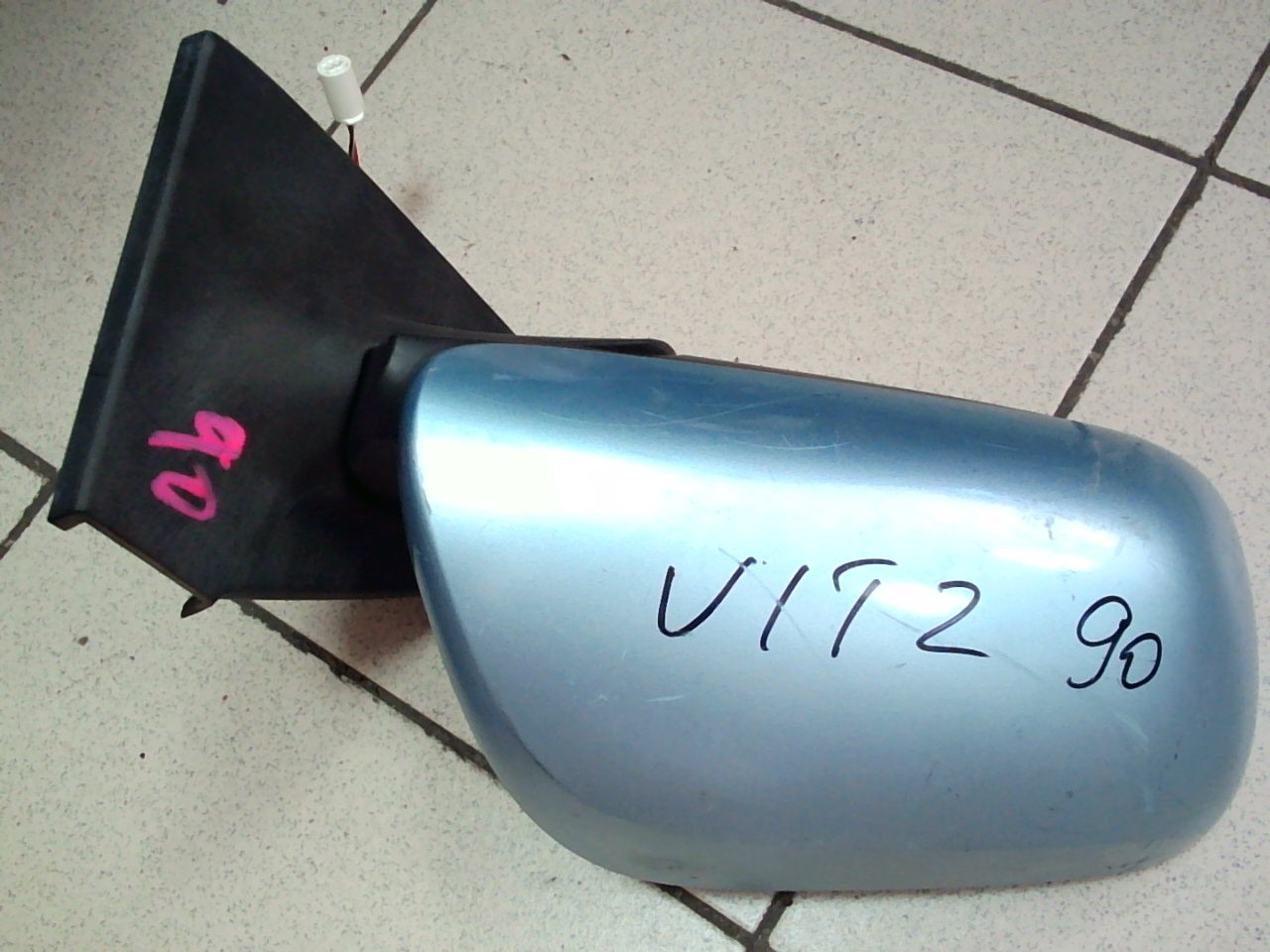 Зеркало TOY VITZ KSP90 '07 RH /голубой/ 5 пров. [б/у]