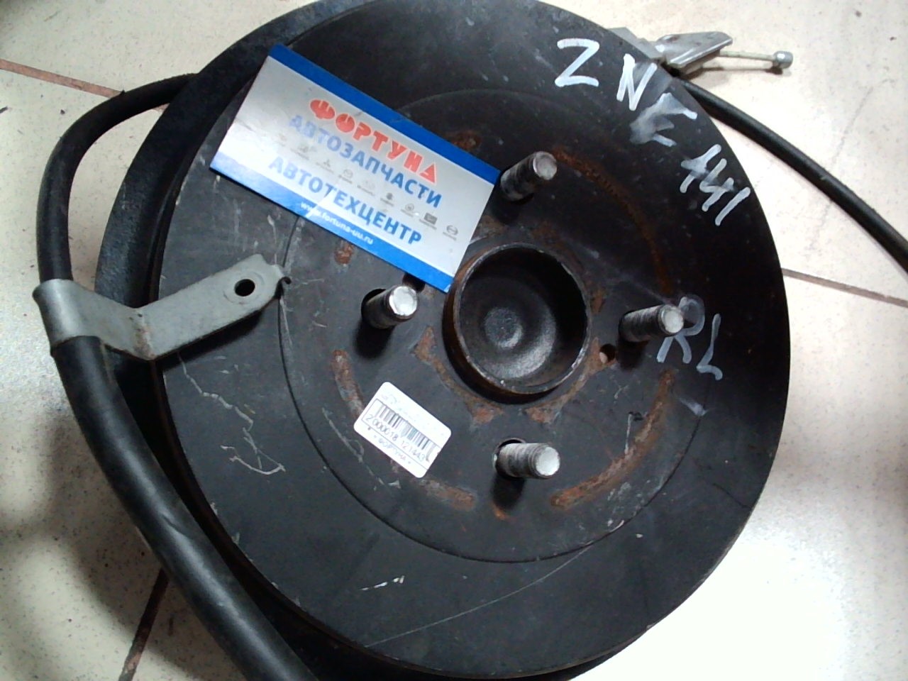 Ступица TOY COROLLA FIELDER NZE141 '08 REAR LH [б/у] (ступица+барабан)