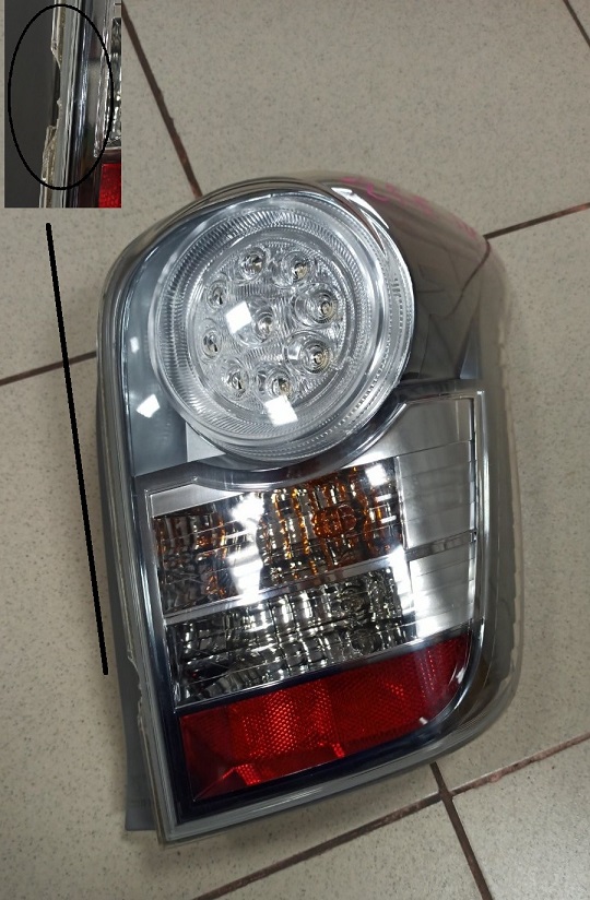 Задний фонарь TOY FIELDER 142 13-101 R '08-'12 [б/у] /СКОЛ!/