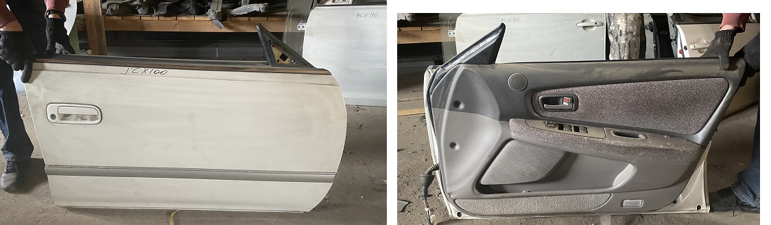 Дверь TOY MARK 100 FRONT RH /белый/ [б/у]