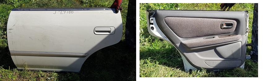 Дверь TOY MARK 100 REAR LH /белый/ [б/у]