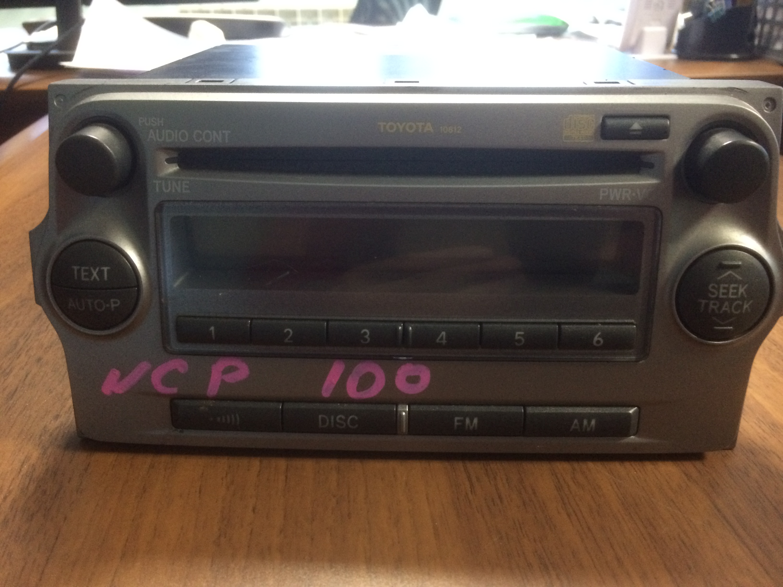 Магнитола TOY RACTIS NCP100 [86120-52610] [б/у]