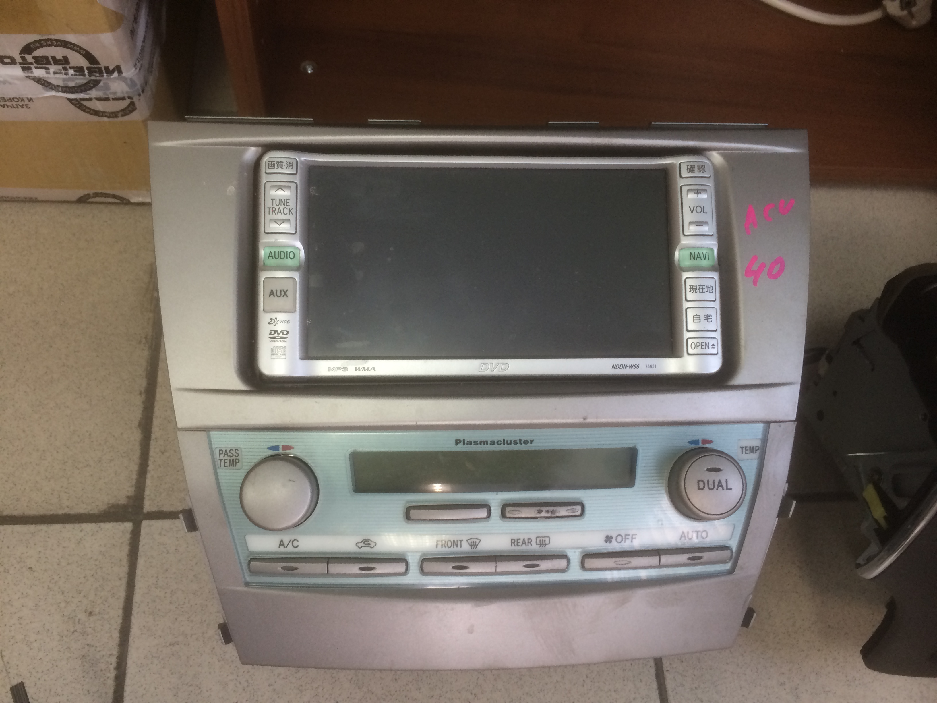 Магнитола TOY Camry ACV40 '07 [08545-00P81] NDDN-W56 + КЛИМАТ КОНТР. [55900-33B41] [б/у]