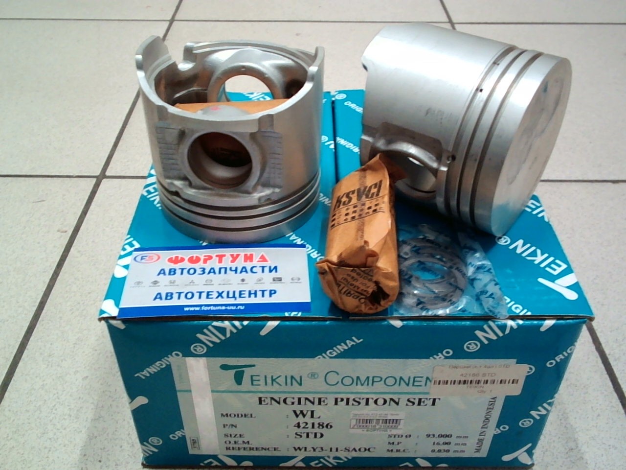 Поршня WL STD 42186 TEIKIN 