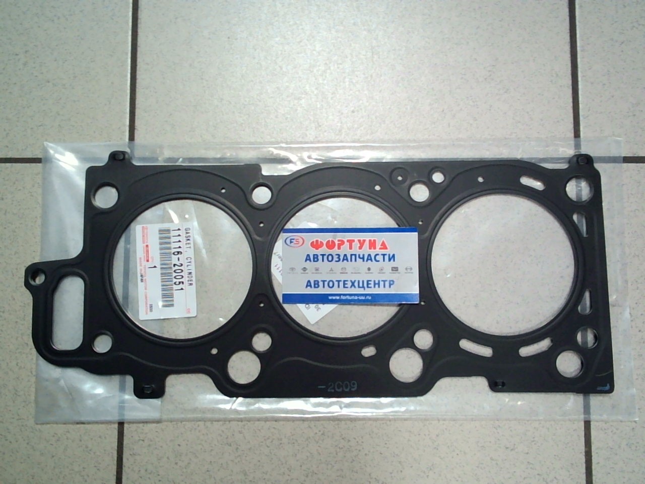 Прокладка ДВС 3MZ-FE met LH [11116-20051] TOYOTA