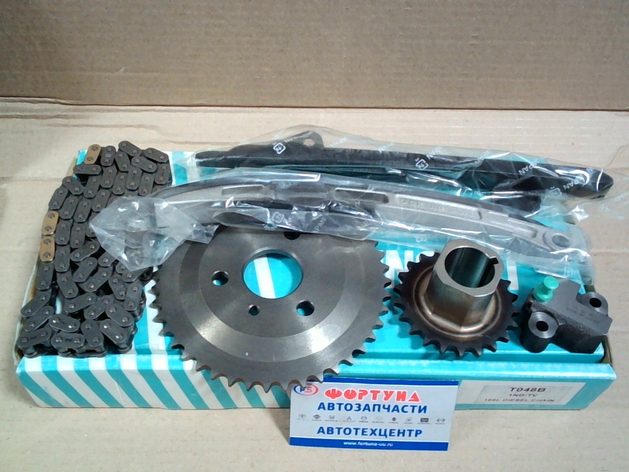 Комплект цепи ГРМ Toyota 1ND-TV (T048B) O.S.K. /AURIS, COROLLA,  PROBOX, SUCCEED, YARIS '01-'08/