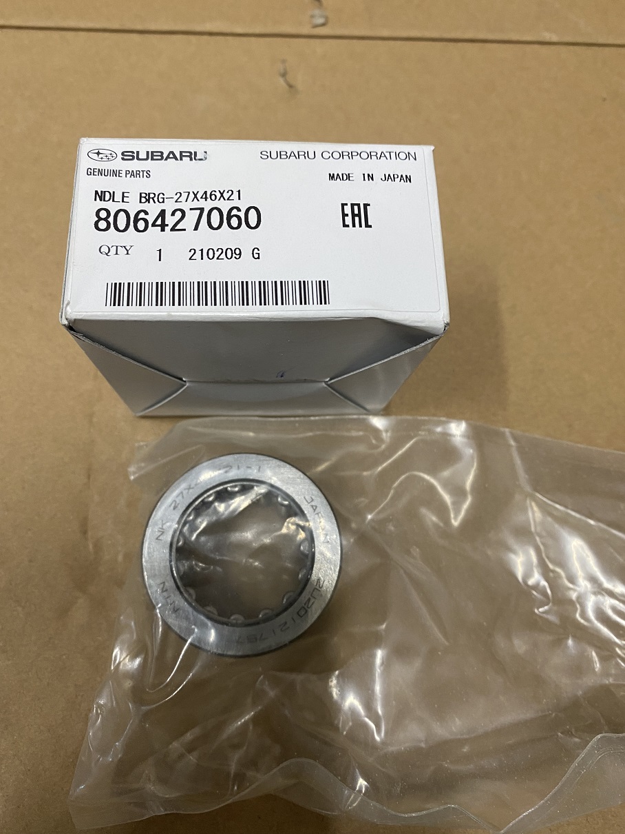 Подшипники игольчатые 80642-7060 SUBARU /первичного вала КПП 27*46*21/EJ18, EJ20, EJ25/