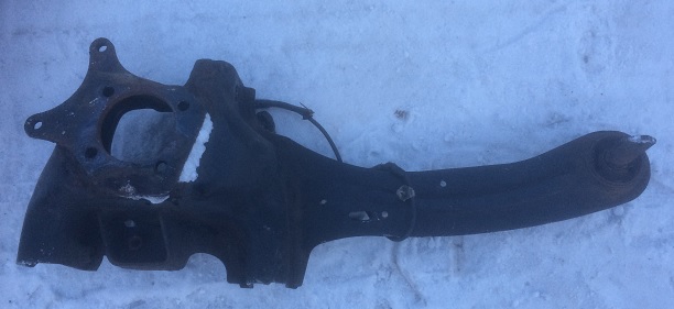 Рычаг MAZ AXELA BK5P REAR продольный RH [б/у]  сайлентблок уставший